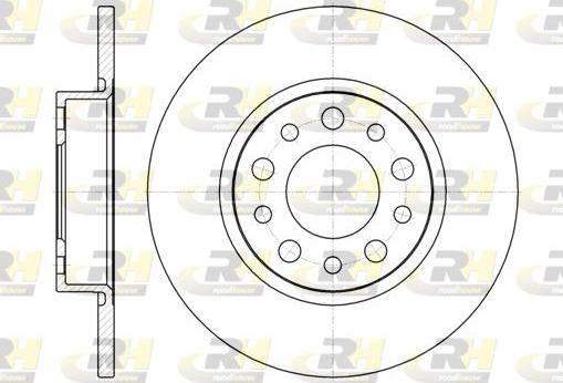 Roadhouse 6967.00 - Brake Disc autospares.lv