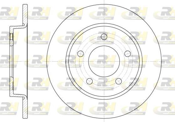 Roadhouse 6906.00 - Brake Disc autospares.lv