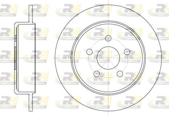 Roadhouse 6901.00 - Brake Disc autospares.lv