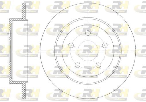 Roadhouse 6902.00 - Brake Disc autospares.lv