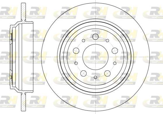 Roadhouse 6916.00 - Brake Disc autospares.lv