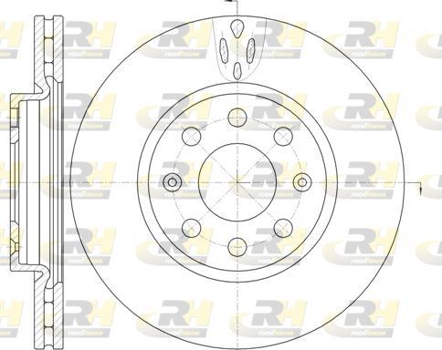 Roadhouse 6981.10 - Brake Disc autospares.lv