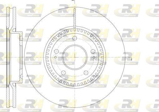 Roadhouse 6988.10 - Brake Disc autospares.lv