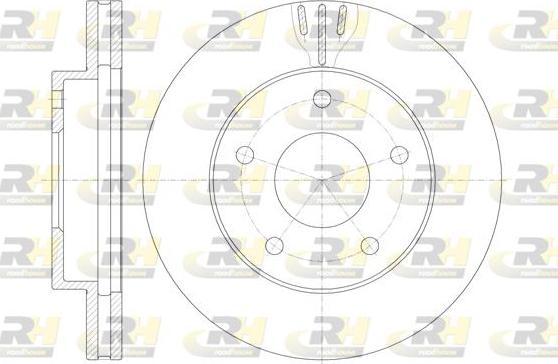 Roadhouse 6931.10 - Brake Disc autospares.lv