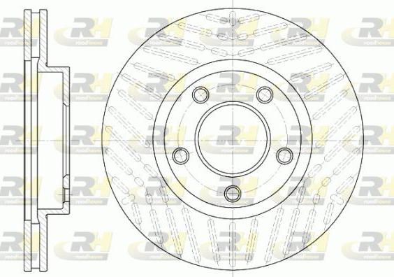 Roadhouse 6932.10 - Brake Disc autospares.lv