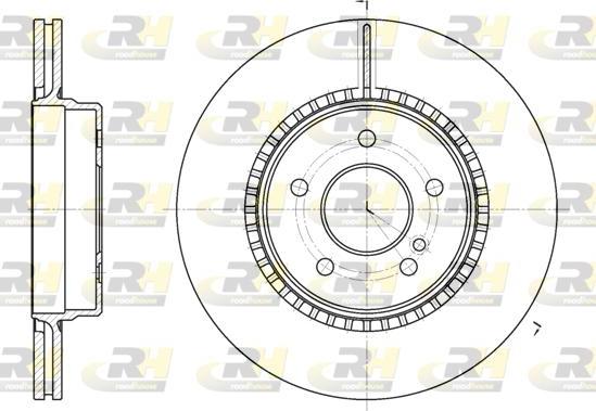 Roadhouse 6929.10 - Brake Disc autospares.lv