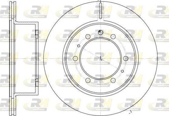 Roadhouse 6926.10 - Brake Disc autospares.lv