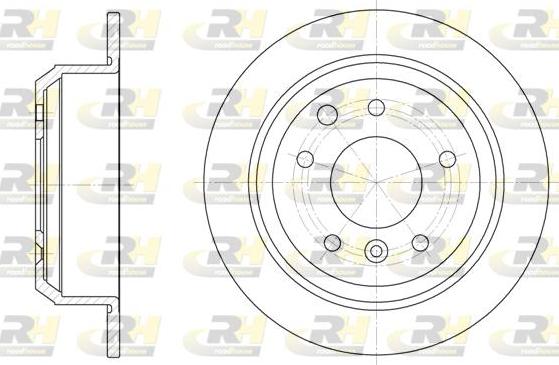 Roadhouse 6920.00 - Brake Disc autospares.lv