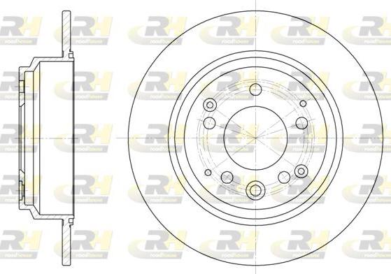 Roadhouse 6922.00 - Brake Disc autospares.lv