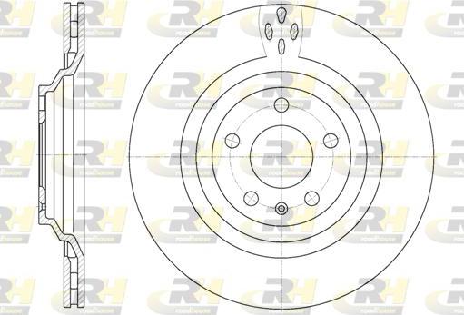 Roadhouse 6970.10 - Brake Disc autospares.lv