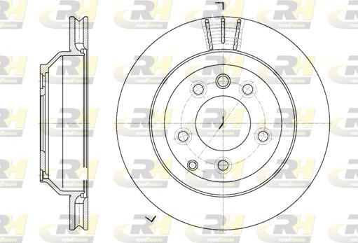 Roadhouse 6971.10 - Brake Disc autospares.lv