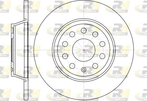 Roadhouse 6973.00 - Brake Disc autospares.lv