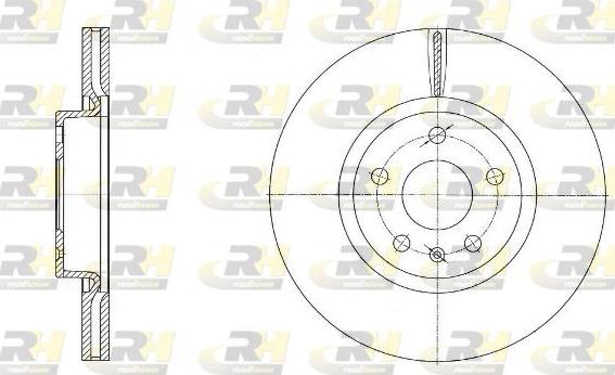 Roadhouse 6972.10 - Brake Disc autospares.lv