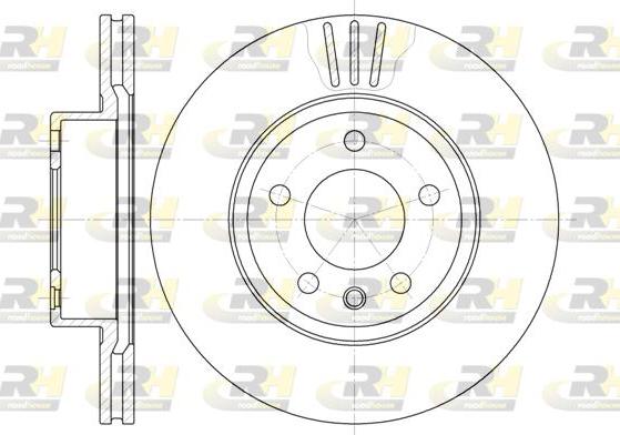 Roadhouse 6490.10 - Brake Disc autospares.lv