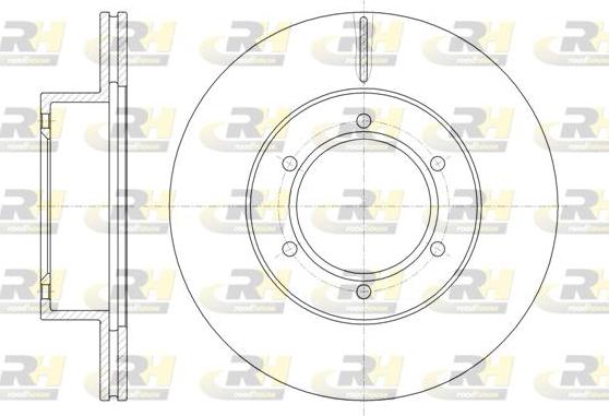 Roadhouse 6497.10 - Brake Disc autospares.lv