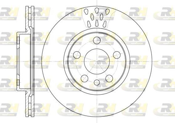 Roadhouse 6442.11 - Brake Disc autospares.lv