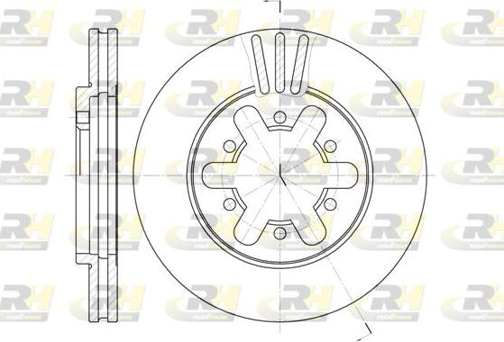 Roadhouse 6450.10 - Brake Disc autospares.lv