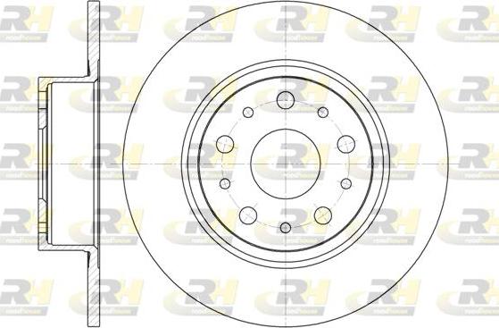 Roadhouse 6457.00 - Brake Disc autospares.lv