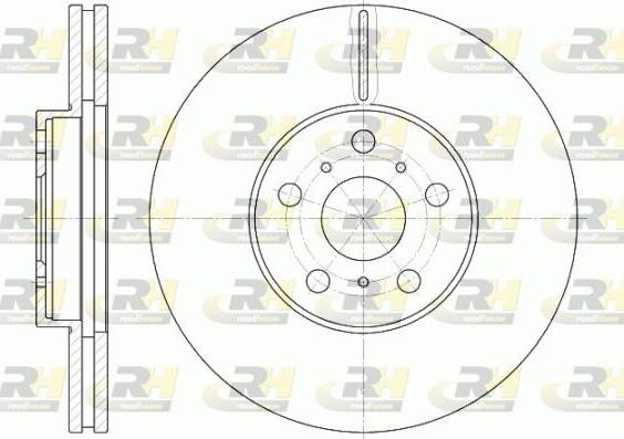 Roadhouse 6465.10 - Brake Disc autospares.lv