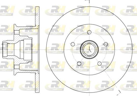 Roadhouse 6468.00 - Brake Disc autospares.lv