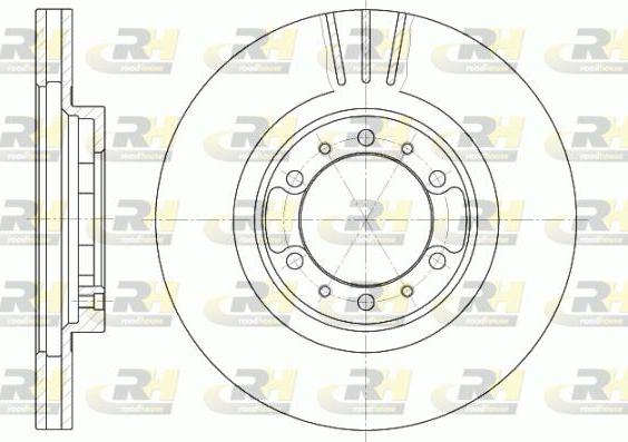 Roadhouse 6462.10 - Brake Disc autospares.lv