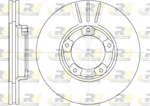 Roadhouse 6405.10 - Brake Disc autospares.lv