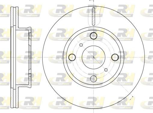 Roadhouse 6402.10 - Brake Disc autospares.lv