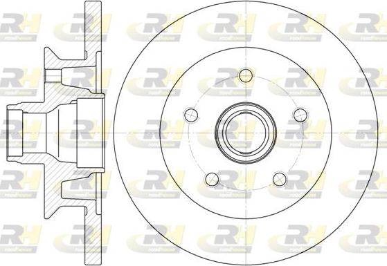 Roadhouse 6415.00 - Brake Disc autospares.lv