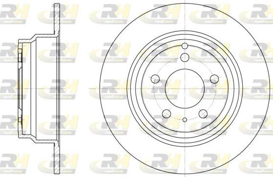 Roadhouse 6411.00 - Brake Disc autospares.lv