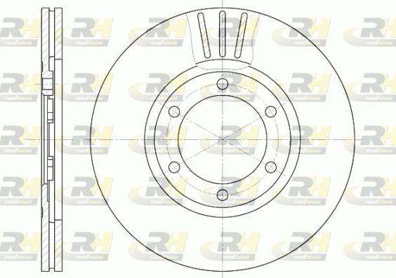 Roadhouse 6413.10 - Brake Disc autospares.lv