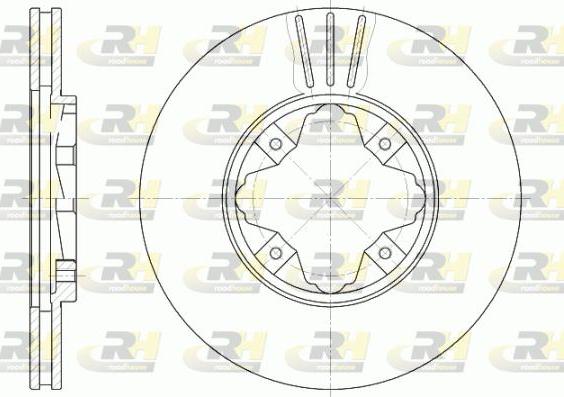 Roadhouse 6485.10 - Brake Disc autospares.lv