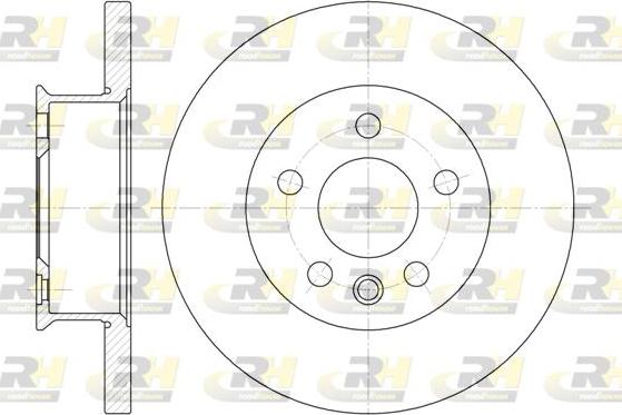 Roadhouse 6481.00 - Brake Disc autospares.lv