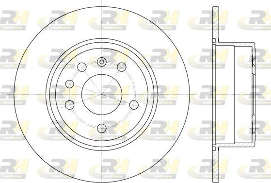 Roadhouse 6487.00 - Brake Disc autospares.lv