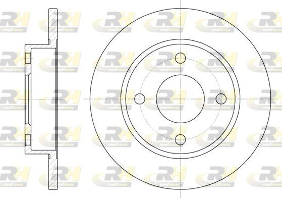 Roadhouse 6427.00 - Brake Disc autospares.lv