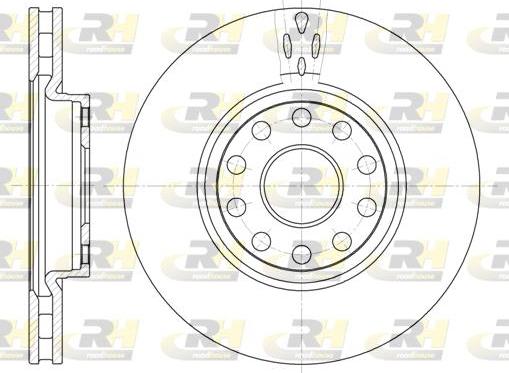 Roadhouse 6479.10 - Brake Disc autospares.lv