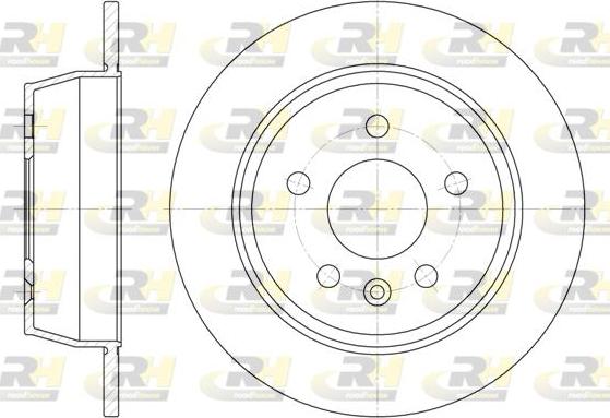 Roadhouse 6471.00 - Brake Disc autospares.lv