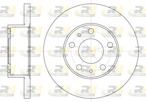 Roadhouse 6473.00 - Brake Disc autospares.lv