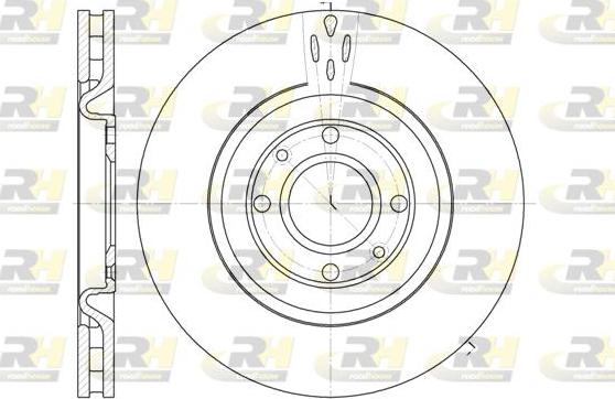 Roadhouse 6590.10 - Brake Disc autospares.lv