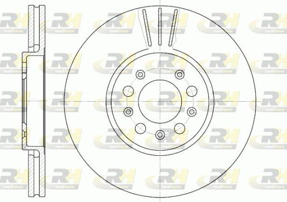 Roadhouse 6544.10 - Brake Disc autospares.lv