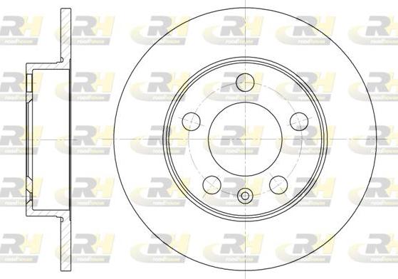 Roadhouse 6547.00 - Brake Disc autospares.lv