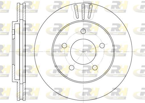 Roadhouse 6564.10 - Brake Disc autospares.lv