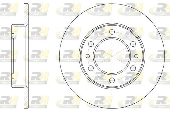 Roadhouse 6505.00 - Brake Disc autospares.lv