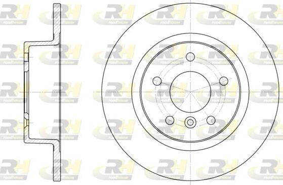 Roadhouse 6506.00 - Brake Disc autospares.lv