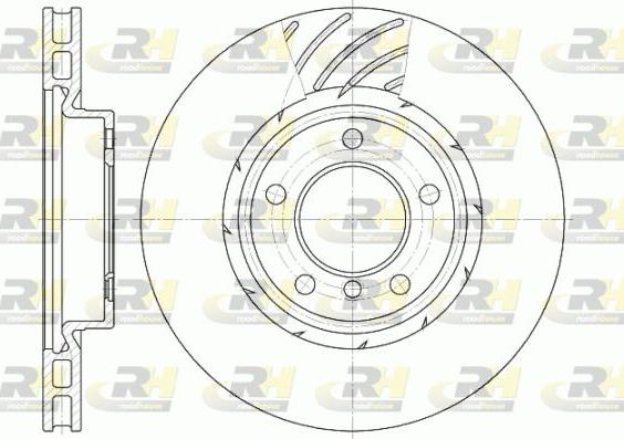 Roadhouse 6508.11 - Brake Disc autospares.lv