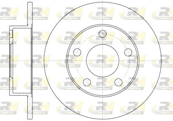 Roadhouse 6513.00 - Brake Disc autospares.lv