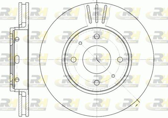 Roadhouse 6585.10 - Brake Disc autospares.lv