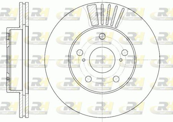 Roadhouse 6582.10 - Brake Disc autospares.lv