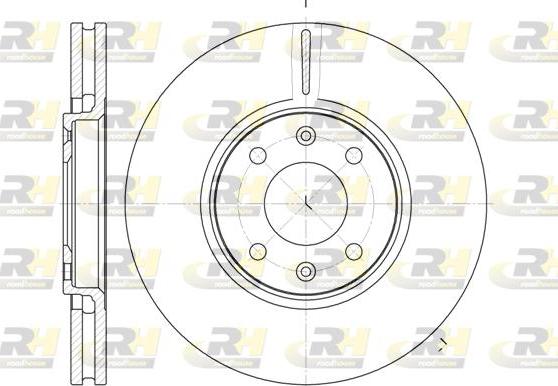 Roadhouse 6587.10 - Brake Disc autospares.lv