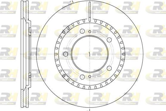 Roadhouse 6699.10 - Brake Disc autospares.lv