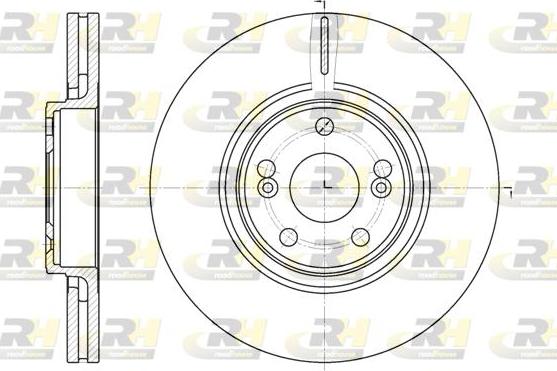 Roadhouse 6694.10 - Brake Disc autospares.lv